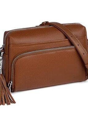 🆕 Genuine Leather Crossbody Purses for Women Lightweight Small Crossbody